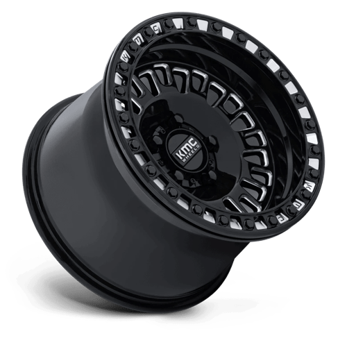 15x10 KMC Powersports KS242 Aztec Black Milled UTV BEADLOCK Wheel 5x4.5 (0mm)