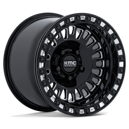 15x8 KMC Powersports KS242 Aztec Black Milled UTV BEADLOCK Wheel 5x4.5 (0mm)