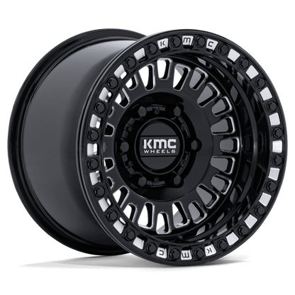 15x10 KMC Powersports KS242 Aztec Black Milled UTV BEADLOCK Wheel 6x5.5 (0mm)