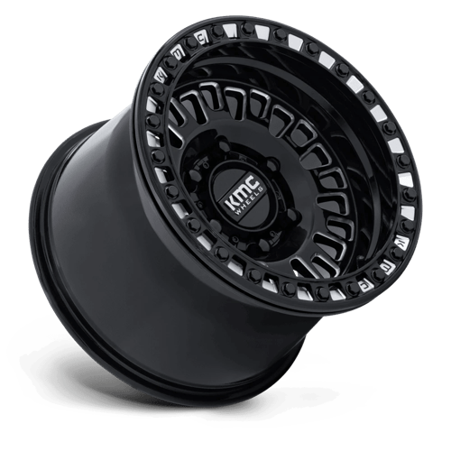 15x8 KMC Powersports KS242 Aztec Black Milled UTV BEADLOCK Wheel 6x5.5 (0mm)