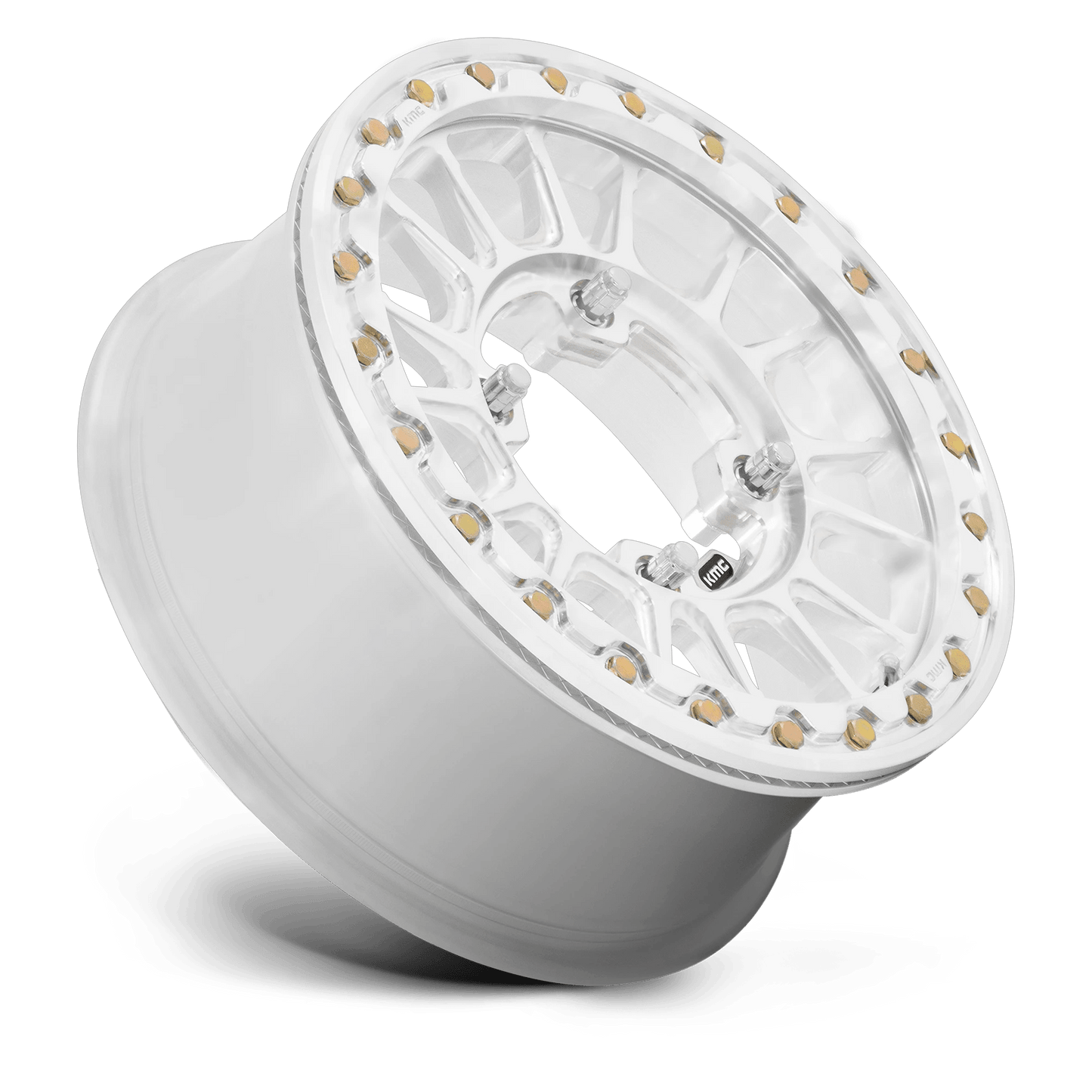 15x6 KMC Powersports KS436 Impact Forged BEADLOCK Machined Wheel 4x156 (38mm)