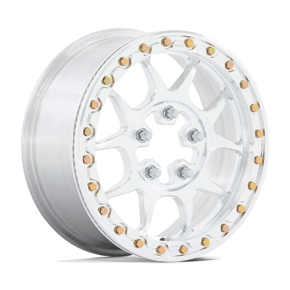 15x6 KMC Powersports KS437 Toro Raw Machined FORGED BEADLOCK Wheel 5x4.5 (50mm)