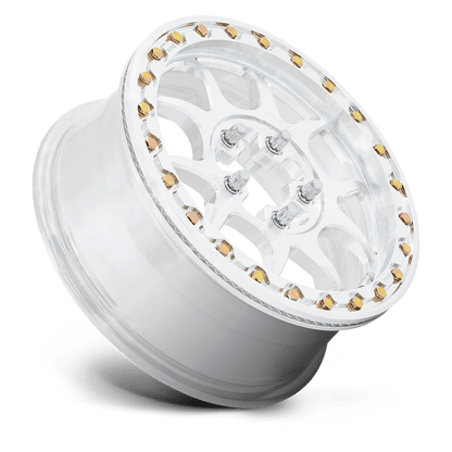 15x6 KMC Powersports KS437 Toro Raw Machined FORGED BEADLOCK Wheel 5x4.5 (50mm)