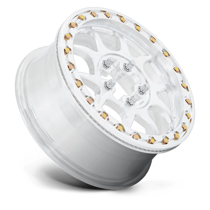 15x6 KMC Powersports KS437 Toro Raw Machined FORGED BEADLOCK Wheel 5x4.5 (50mm)