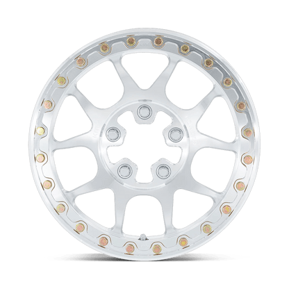 15x6 KMC Powersports KS437 Toro Raw Machined FORGED BEADLOCK Wheel 5x4.5 (50mm)