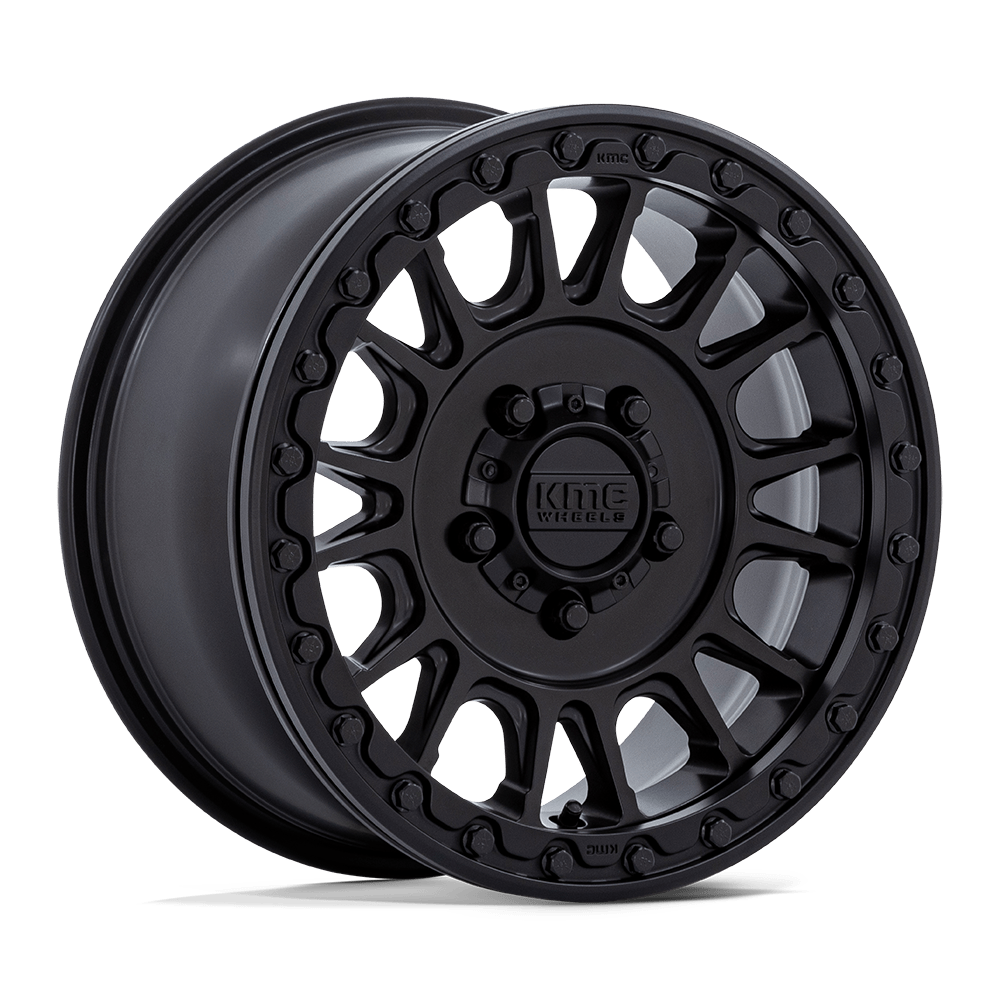 15x7 KMC Powersports KS239 Impact Satin Black UTV BEADLOCK Wheel 4x137 (10mm)