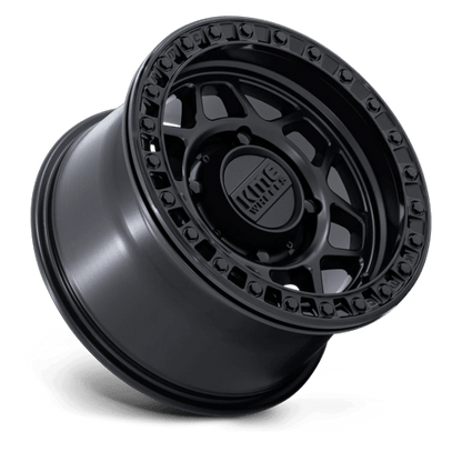15x8 KMC KS241 Torx Matte Black Gloss Black Ring UTV BEADLOCK Wheel 5x4.5 (0mm)