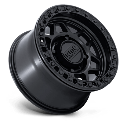 15x8 KMC KS241 Torx Matte Black Gloss Black Ring UTV BEADLOCK Wheel 5x4.5 (0mm)
