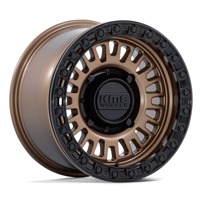 15x8 KMC KS242 Aztec Matte Bronze Matte Black UTV BEADLOCK Wheel 5x4.5 (0mm)