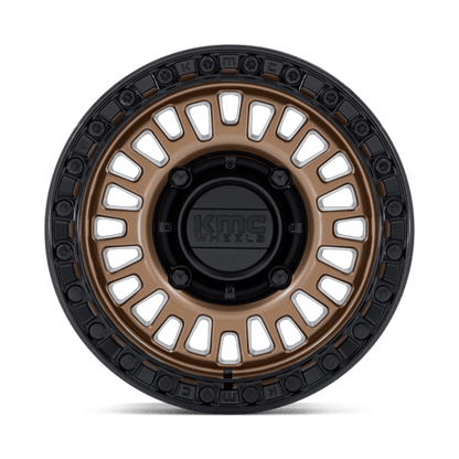 15x10 KMC KS242 Aztec Matte Bronze Matte Black UTV BEADLOCK Wheel 6x5.5 (0mm)