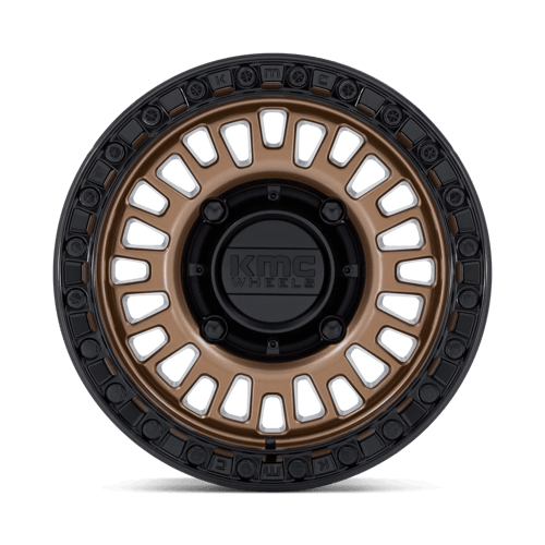 15x8 KMC KS242 Aztec Matte Bronze Matte Black UTV BEADLOCK Wheel 4x137 (0mm)