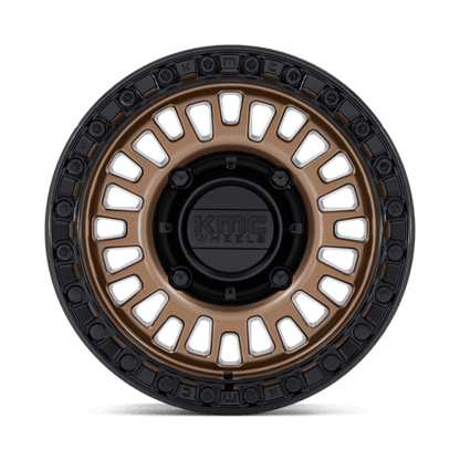 15x8 KMC KS242 Aztec Matte Bronze Matte Black UTV BEADLOCK Wheel 4x137 (0mm)