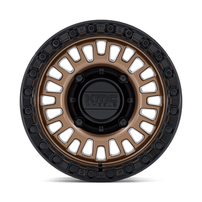 15x7 KMC KS242 Aztec Matte Bronze Matte Black UTV BEADLOCK Wheel 6x5.5 (38mm)