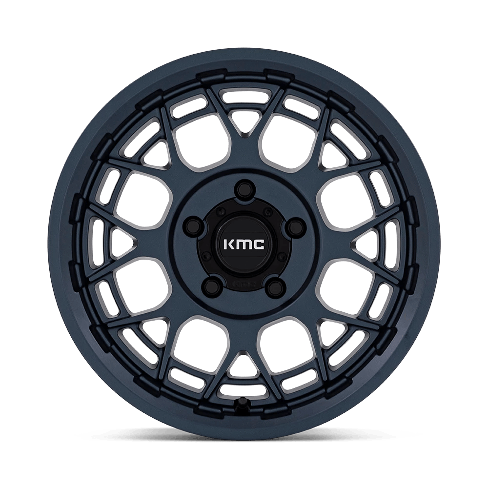 15x7 KMC Powersports KS139 Technic Metallic Blue UTV Wheel 4x137 (38mm)