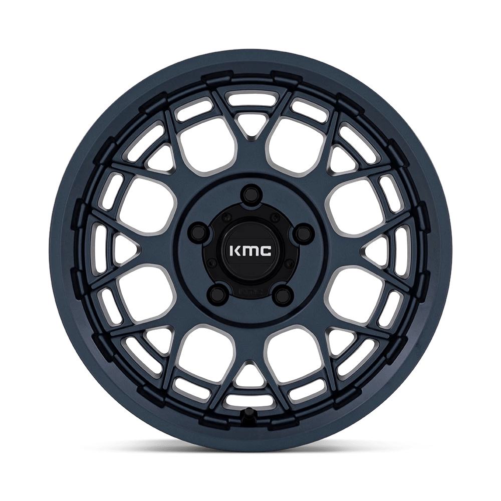 15x7 KMC Powersports KS139 Technic Metallic Blue UTV Wheel 4x156 (38mm)