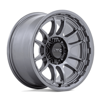 17x8.5 KMC KM727 Wrath Matte Anthracite Wheel 6x5.5 (0mm)