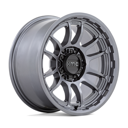 20x9 KMC KM727 Wrath Matte Anthracite Wheel 6x5.5 (0mm)