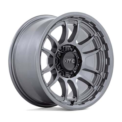 17x8.5 KMC KM727 Wrath Matte Anthracite Wheel 6x5.5 (-10mm)