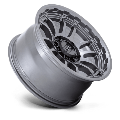 17x8.5 KMC KM727 Wrath Matte Anthracite Wheel 6x5.5 (-10mm)