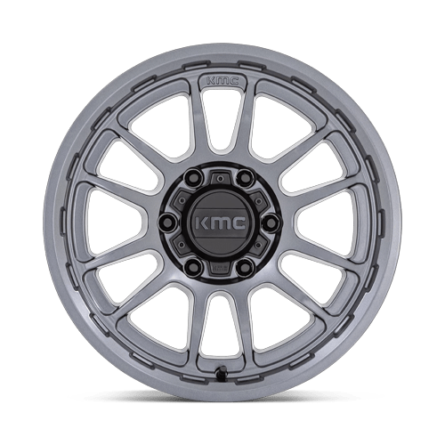 17x8.5 KMC KM727 Wrath Matte Anthracite Wheel 6x5.5 (0mm)