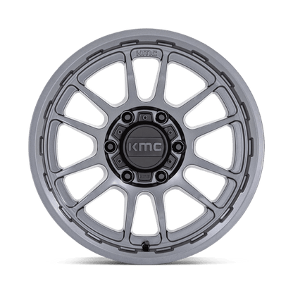 20x9 KMC KM727 Wrath Matte Anthracite Wheel 6x5.5 (0mm)