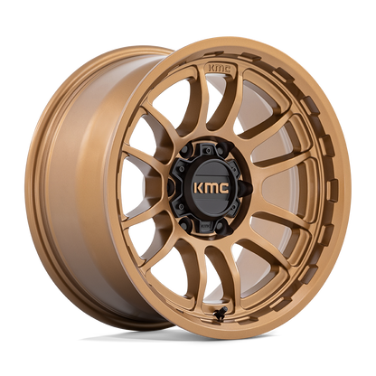 17x8.5 KMC KM727 Wrath Matte Bronze Wheel 6x5.5 (-10mm)