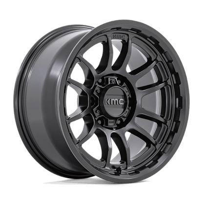 20x9 KMC KM727 Wrath Satin Black Wheel 6x5.5 (0mm)