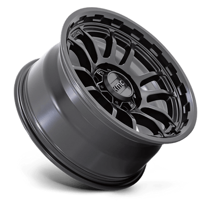 20x9 KMC KM727 Wrath Satin Black Wheel 6x5.5 (0mm)
