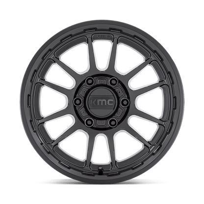 20x9 KMC KM727 Wrath Satin Black Wheel 6x5.5 (0mm)