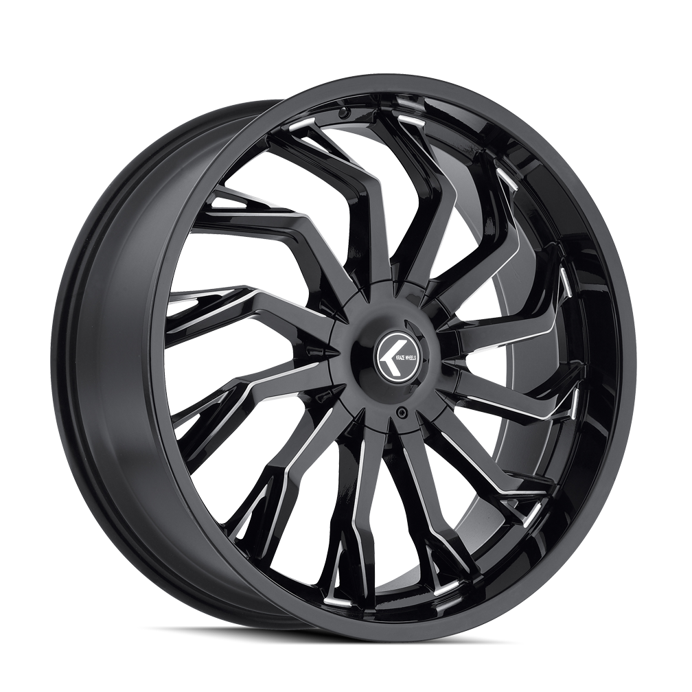 26x10 Kraze SCRILLA Black/Milled Wheel 6x135/6x5.5 (30mm)