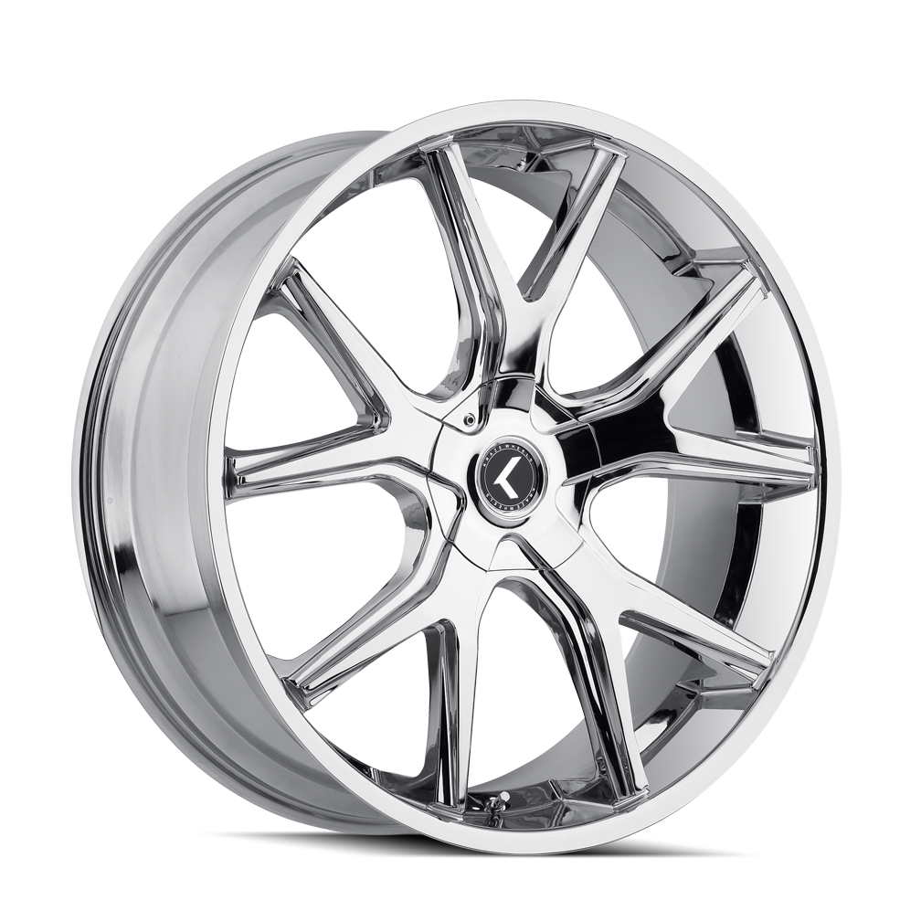 24x9.5 Kraze SPLTZ Chrome Wheel 5x115/5x120 (18mm)