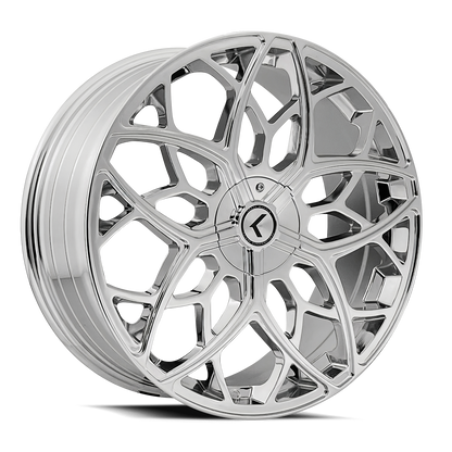 20x8.5 Kraze KR184 Ricochet Chrome Wheel 5x112/5x4.5 (38mm)