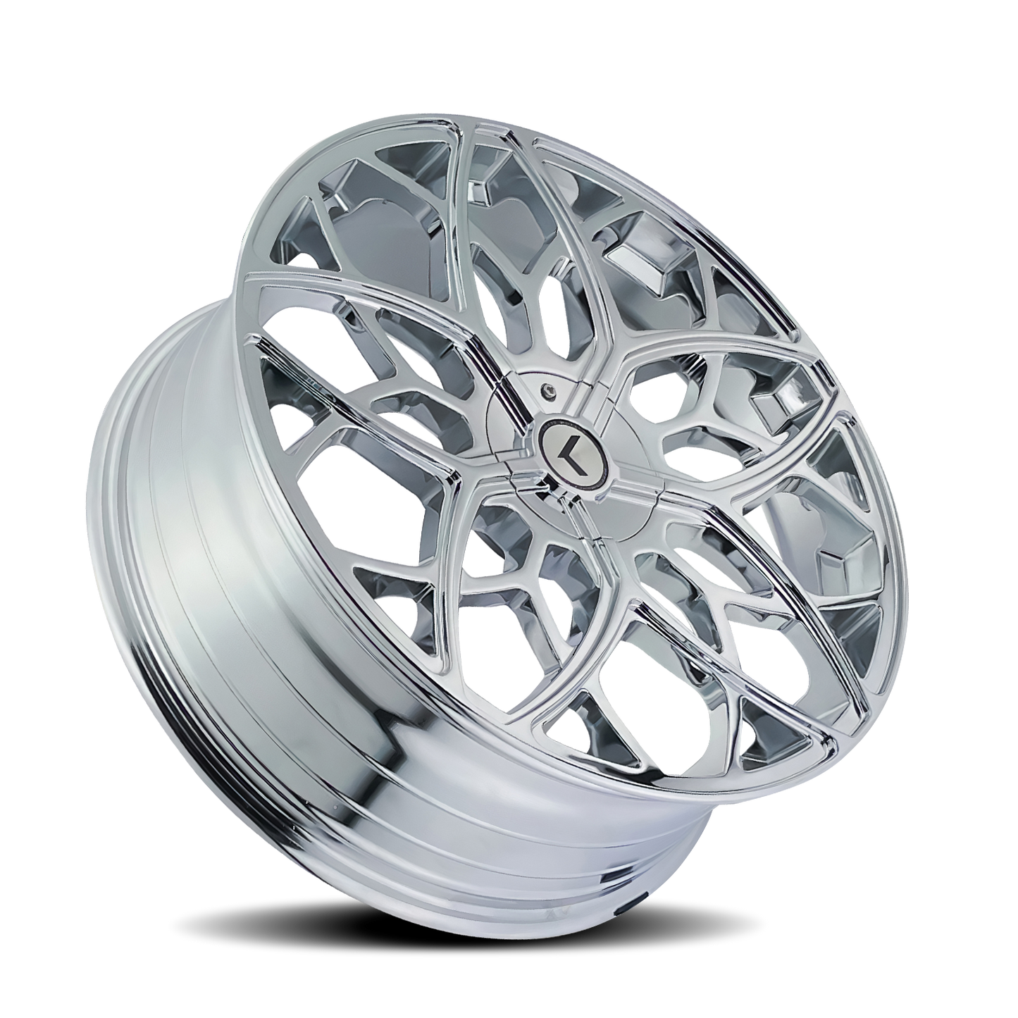 20x8.5 Kraze KR184 Ricochet Chrome Wheel 5x112/5x4.5 (38mm)