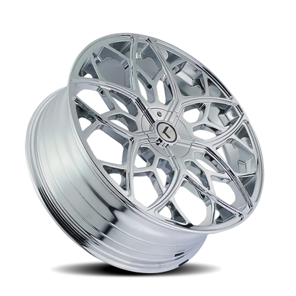 20x8.5 Kraze KR184 Ricochet Chrome Wheel 5x112/5x4.5 (38mm)