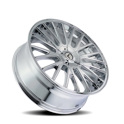 20x8.5 Kraze KR185 Double Down Chrome Wheel 5x4.25/5x4.5 (38mm)