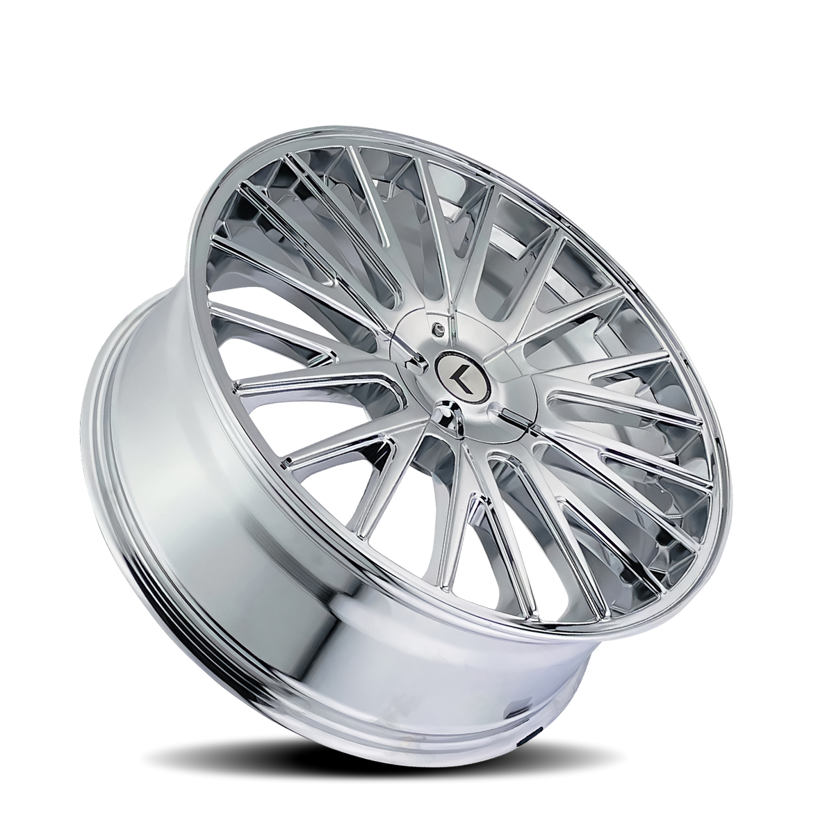 20x8.5 Kraze KR185 Double Down Chrome Wheel 5x112/5x120 (38mm)