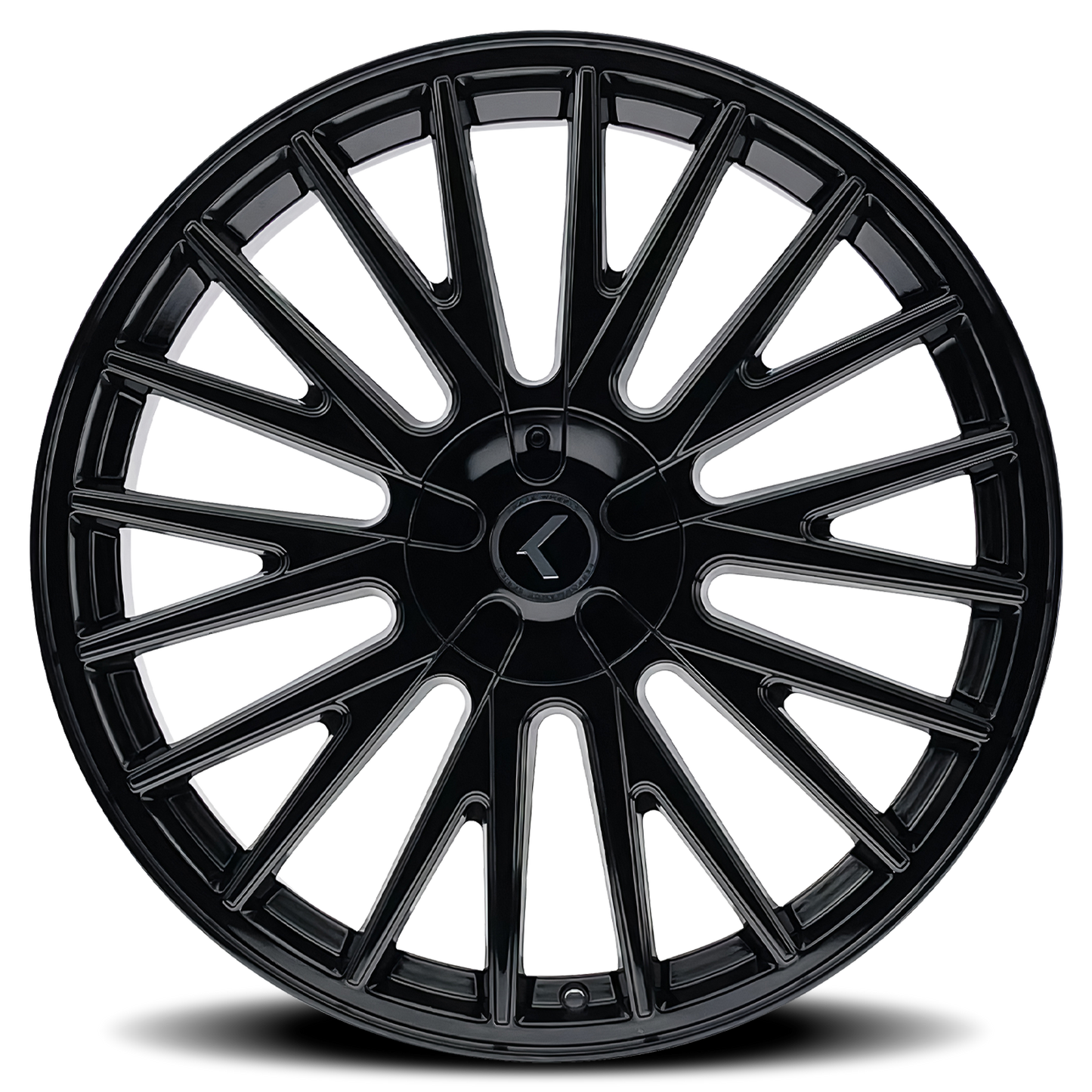 22x8.5 Kraze KR185 Double Down Gloss Black Wheel 5x4.5/5x120 (38mm)