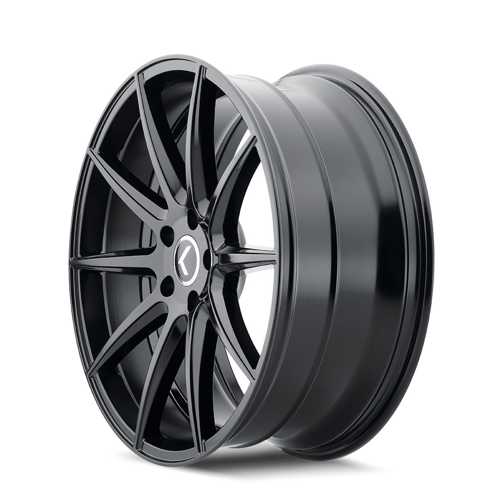 17x8 Kraze KR193 Turismo Gloss Black Wheel 5x112 (38mm)