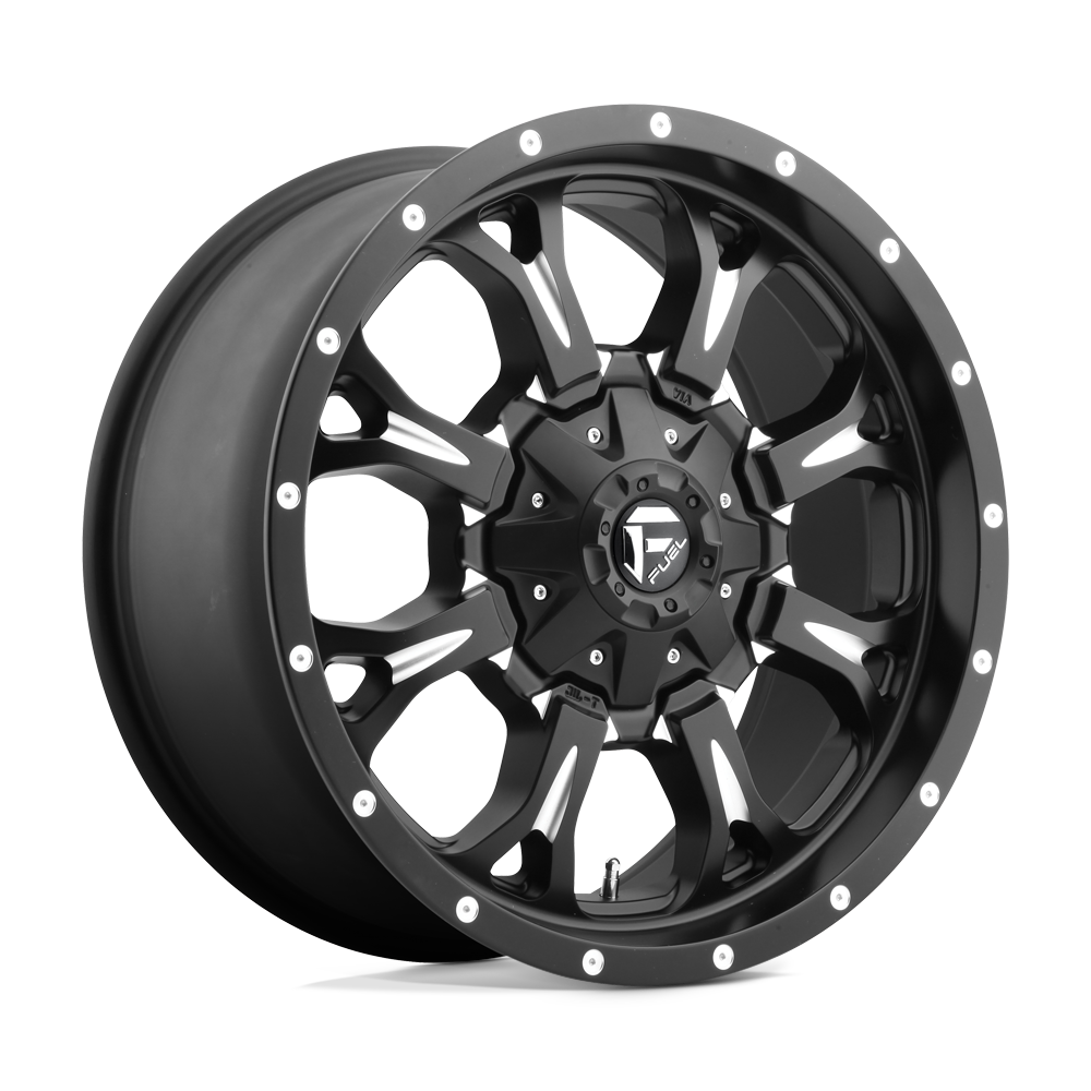 20x9 Fuel D517 Krank Matte Black & Milled Wheel 6x135/6x5.5 (20mm)