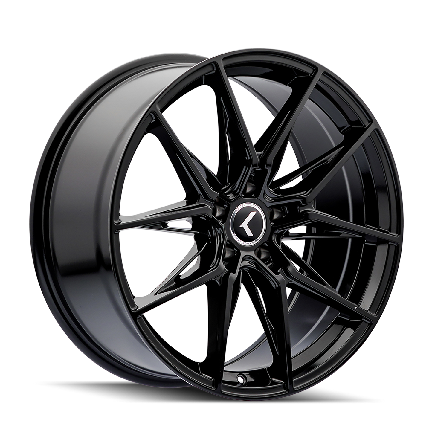 22x9 Kraze KR196 Evolve Gloss Black Wheel 5x4.5 (35mm)