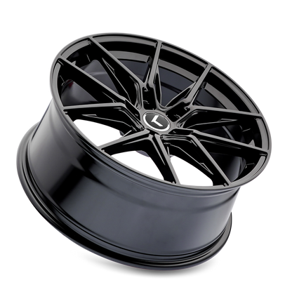 22x9 Kraze KR196 Evolve Gloss Black Wheel 5x4.5 (35mm)