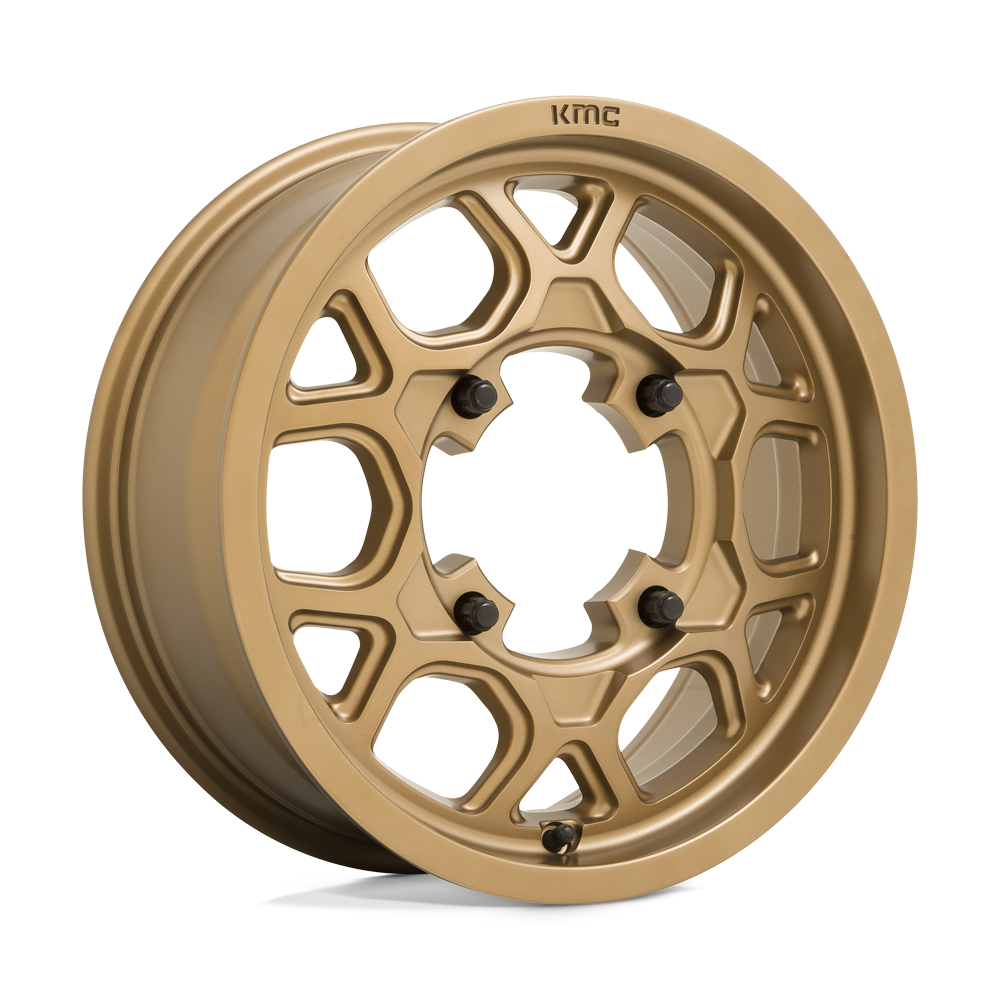 15x6 KMC Powersports KS133 MESA LITE Matte Bronze Wheel 4x156 (38mm)