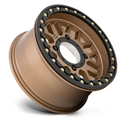 15x7 KMC UTV KS235 GRENADE BEADLOCK Satin Bronze Wheel 4x137 (10mm)