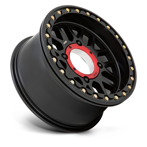 15x7 KMC UTV KS235 GRENADE BEADLOCK Satin Black Wheel 4x137 (10mm)