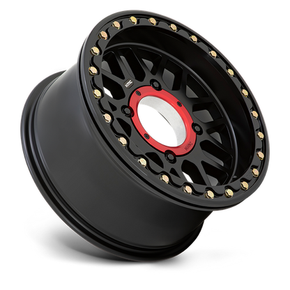 15x7 KMC UTV KS235 GRENADE BEADLOCK Satin Black Wheel 4x137 (10mm)