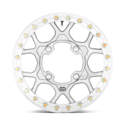 15x6 KMC KS433 Mesa Raw Machined FORGED UTV Wheel 4x137 (38mm)