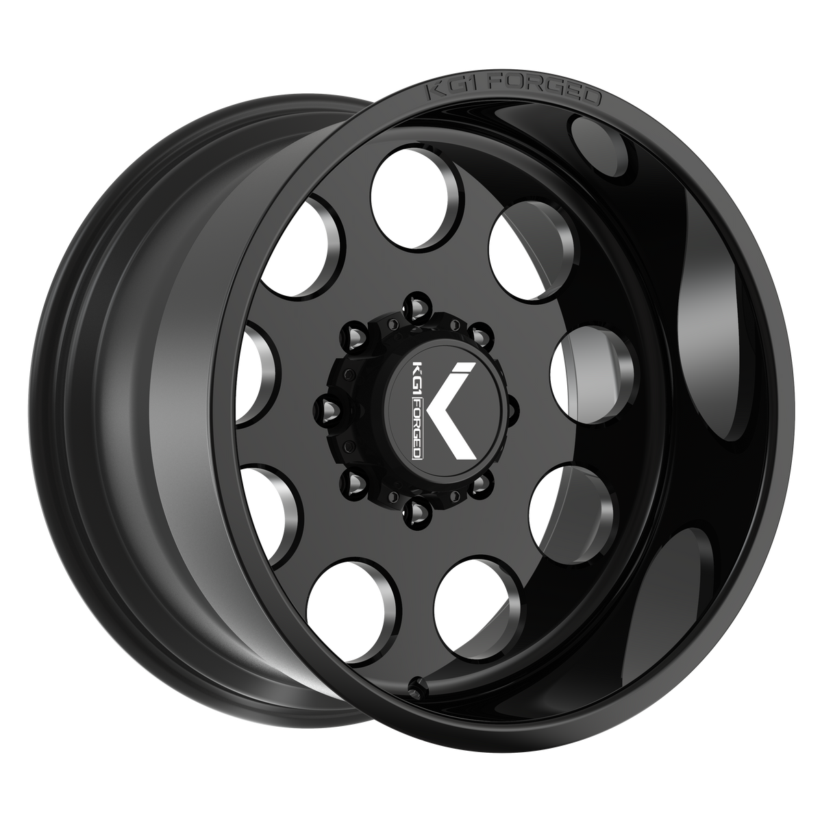 20x10 KG1 Forged KT086 Niner Gloss Black Wheel 8x6.5 (-18mm)
