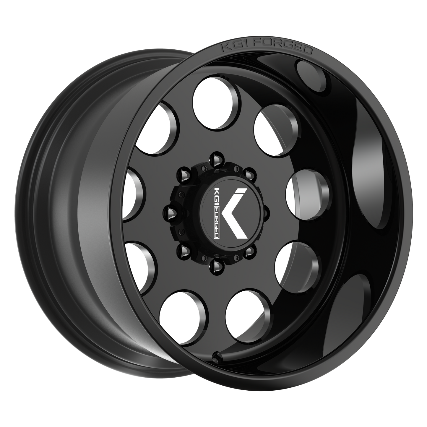 20x12 KG1 Forged KT086 Niner Gloss Black Wheel 6x5.5 (-44mm)