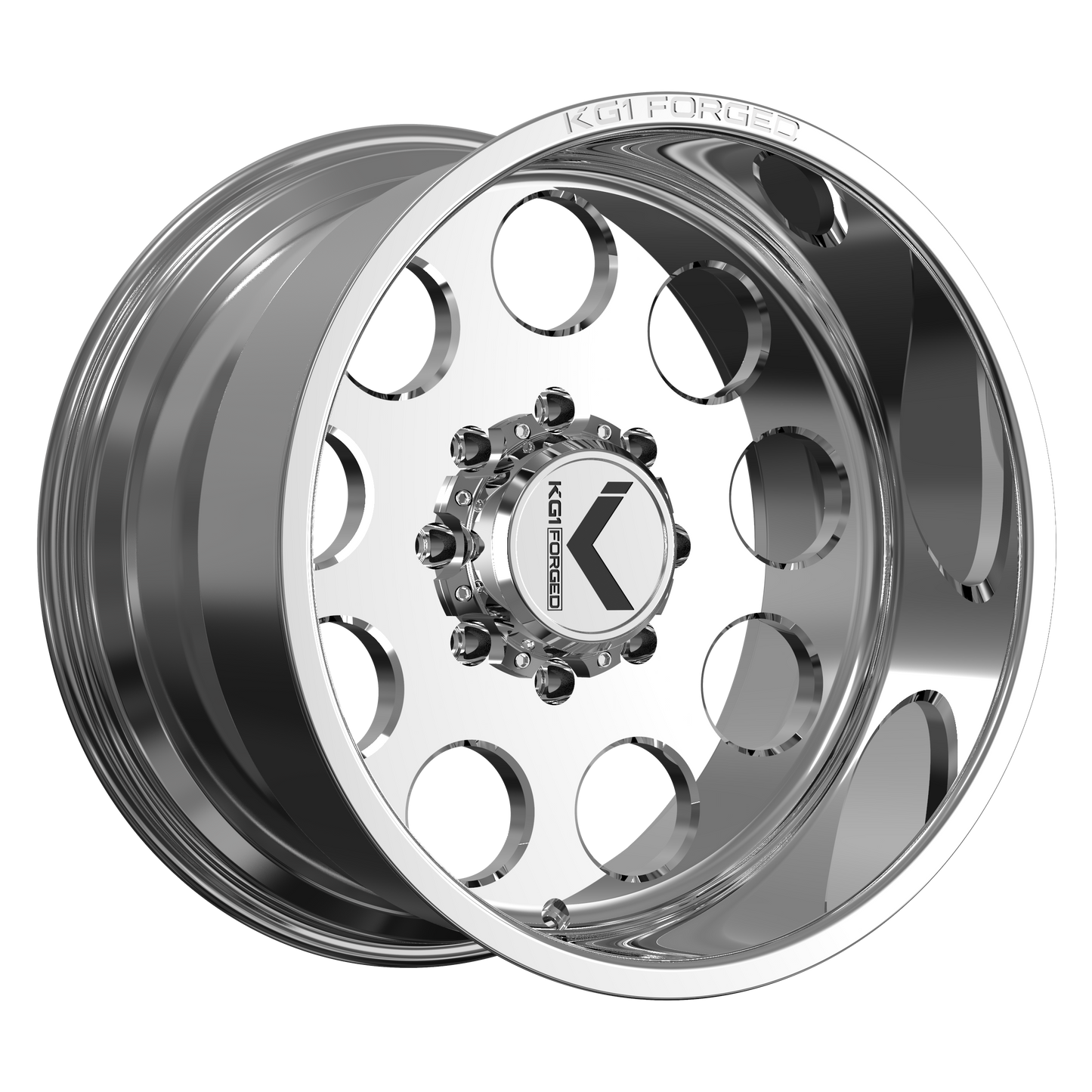 22x12 KG1 Forged KT086 Niner Polished Wheel 8x6.5 (-44mm)