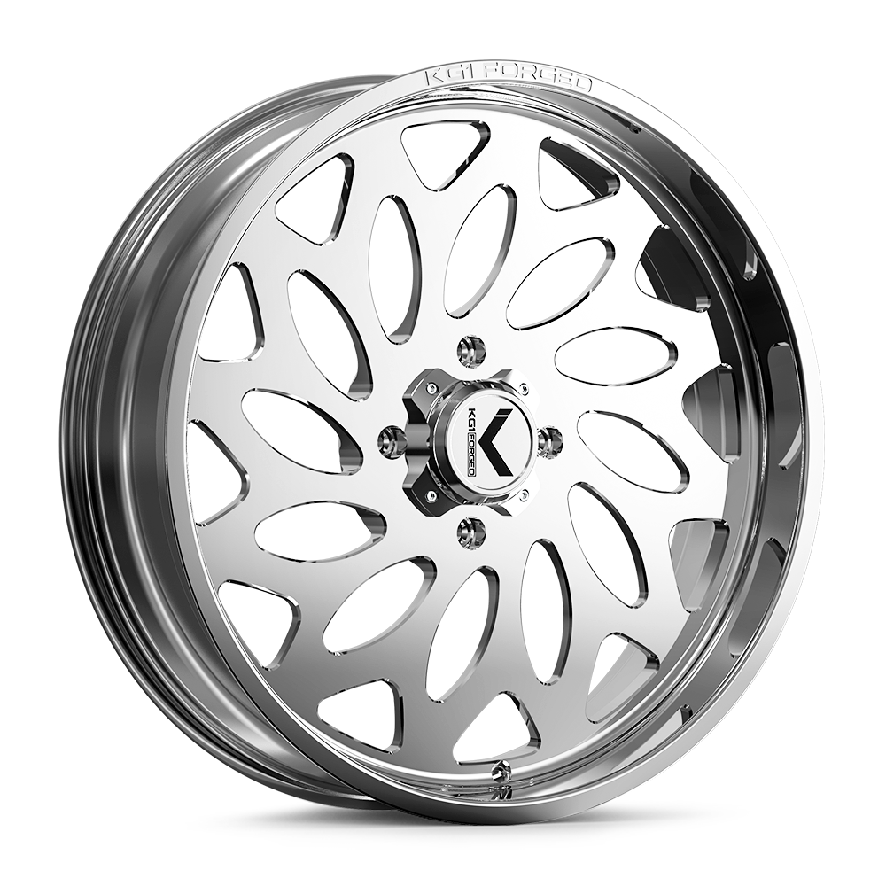 24x7 KG1 Forged KU007 Lotus Polished LEFT DIRECTIONAL UTV Wheel 4x156 (0mm)